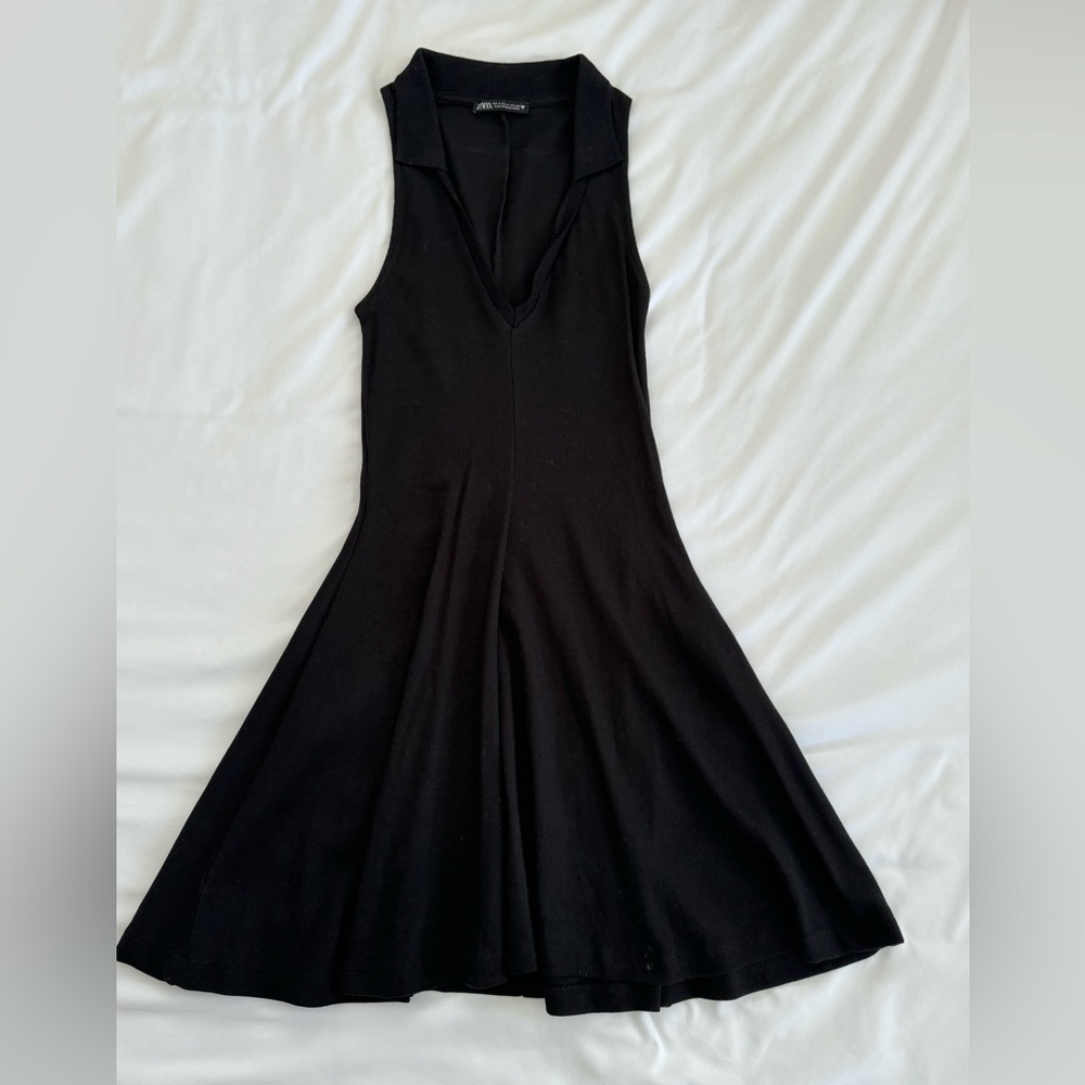 Zara black dress.